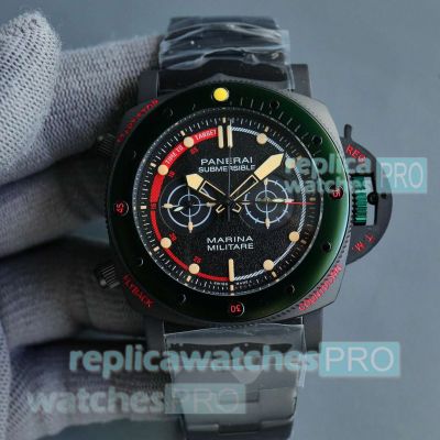 New 2023 Panerai Submersible Forze Speciali Experience Edition PAM01238 Watch Green Bezel